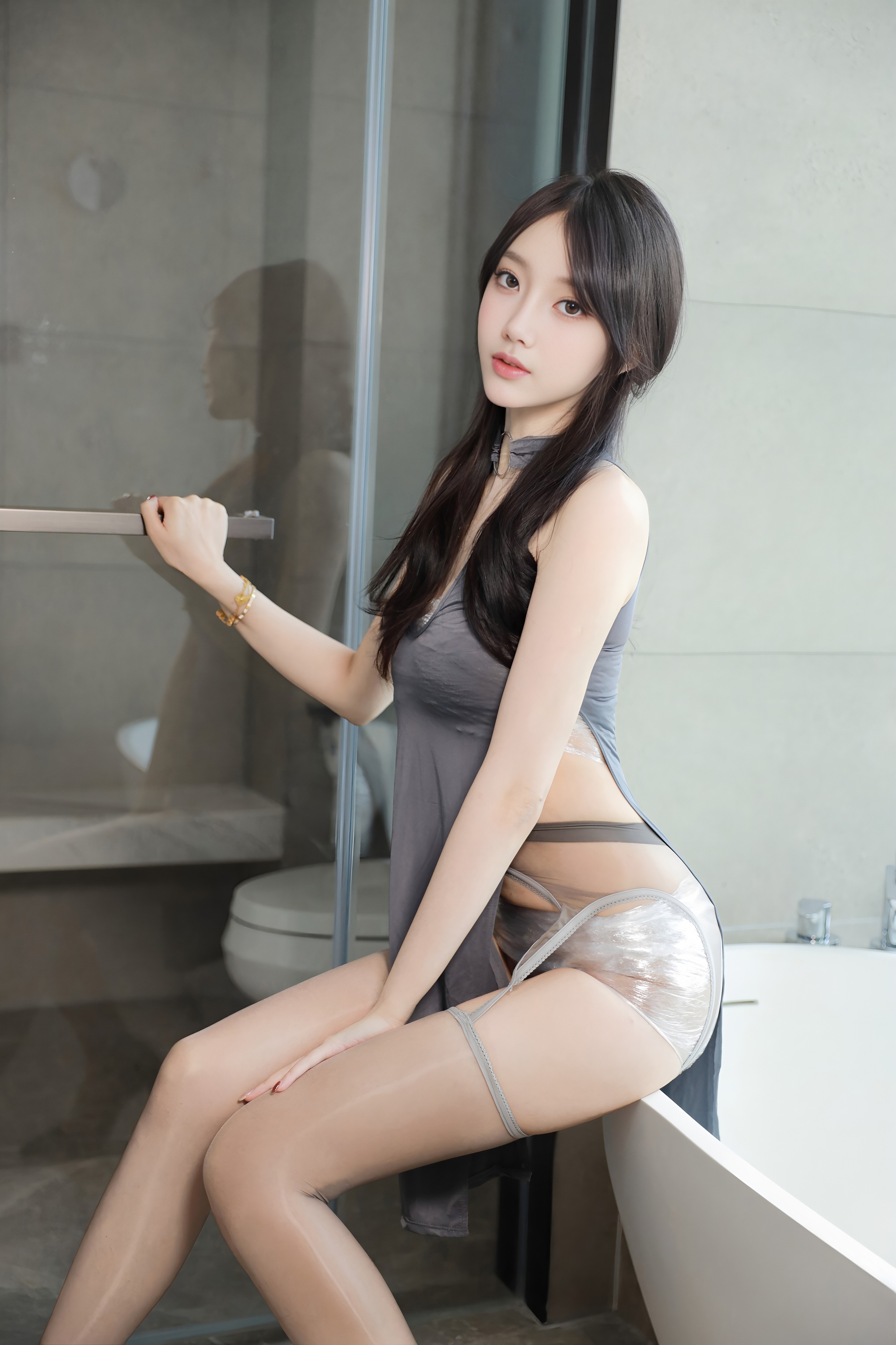玥儿玥er - NO.021 保鲜膜[85P]-XikXak